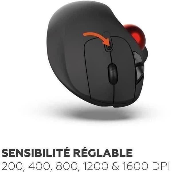 Trådløs mus - MOBILITY LAB - Trackball - Sort Svart