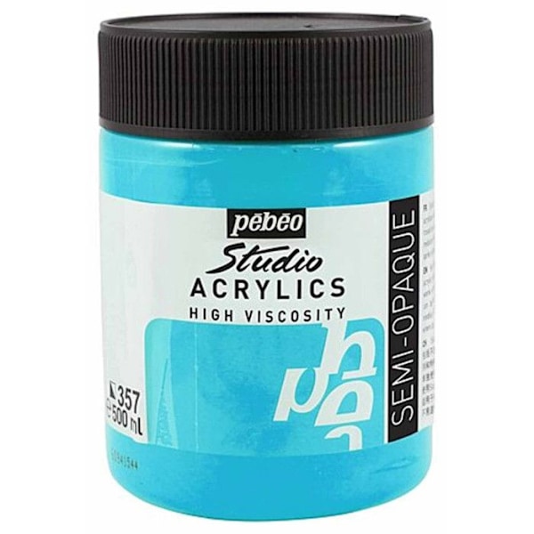 PÉBÉO ACRYL MALINGE 500 ML BLÅ VE… Iridescent blågrön