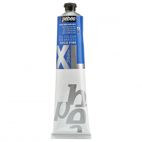 Oliemaling - Pébéo - Studio XL - 200 ml - Imitation Cerulean Blue - Høj modstandsdygtighed Blå