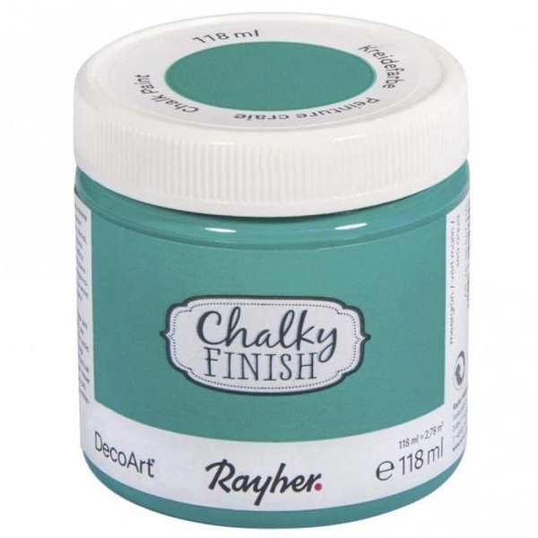 Kritmålarfärg Chalky för porösa material 118 ml maringrön havsgrönt