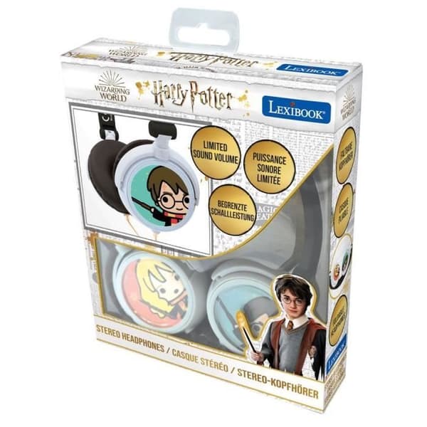 Folding wired stereo headset til børn Harry Potter - LEXIBOOK - Lydniveaubegrænsning