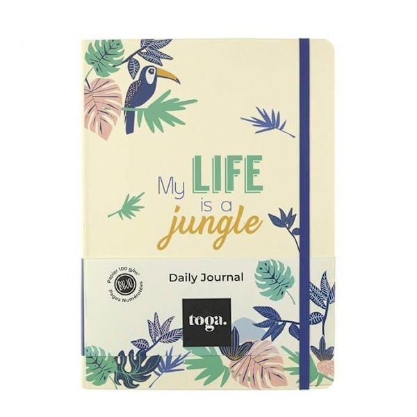 Bullet Journal Jungle Vibes Flerfärgad