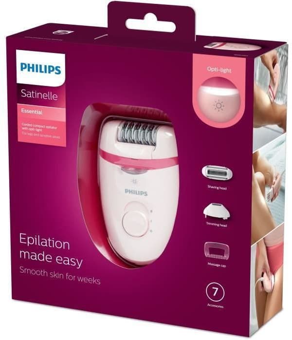 Epilator - PHILIPS - BRE285/00 - Satinelle Ros