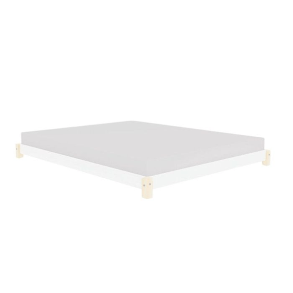 Kaksoisvuode TATAMI 200 x 200 luonnollinen ja valkoinen Vit