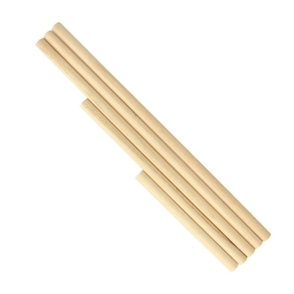 Puinen kiilapuu macraméa varten 5 kappaletta
