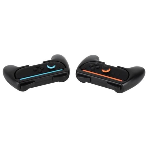 Paire af Joy-Con holdere - KONIX - Nintendo Switch 2 - Klassisk controller form - Sort Svart