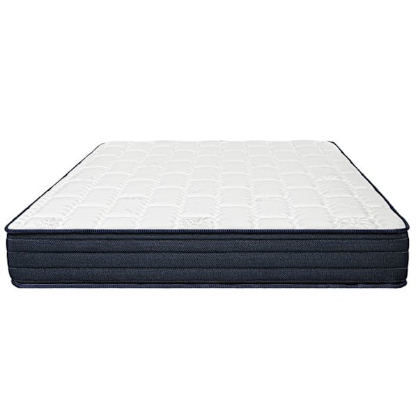 Madrassen 140x190 cm, Guld, 20 cm, memory foam, høj tilpasningsevne, uafhængighed af liggeflade, ergonomisk, sommer/vinter side. Vit
