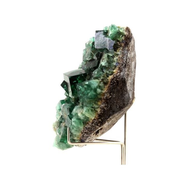 Sten og mineraler. Fluorit. 1038,0 øre. Frosterley Weardale, Co. Durham, Storbritannien.