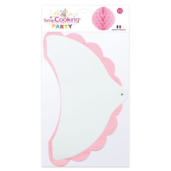 Brahul alvéolée Rose Ø 25 cm Rosa