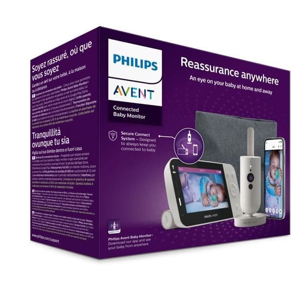 Videomonitor med anslutning - PHILIPS AVENT - SCD953/26 - Silkvit Vit