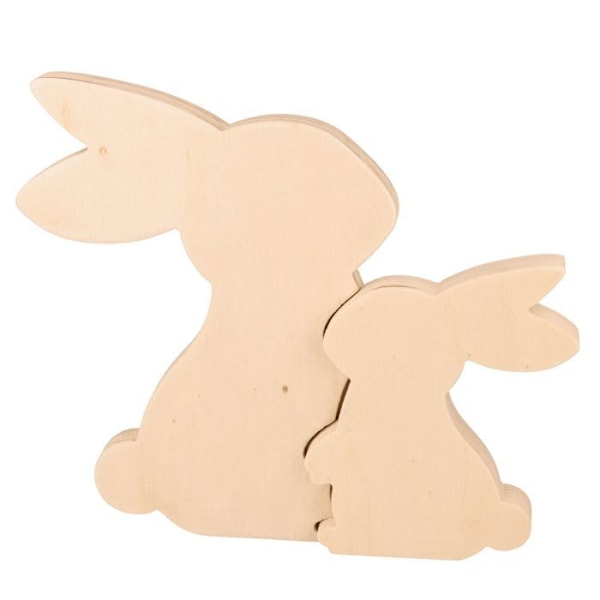 Redende kaniner 23 cm Beige
