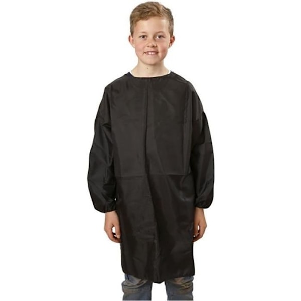Malersmæk - Barn - Sort - 7/12 år - 81 cm - Lange ærmer i nylon sort