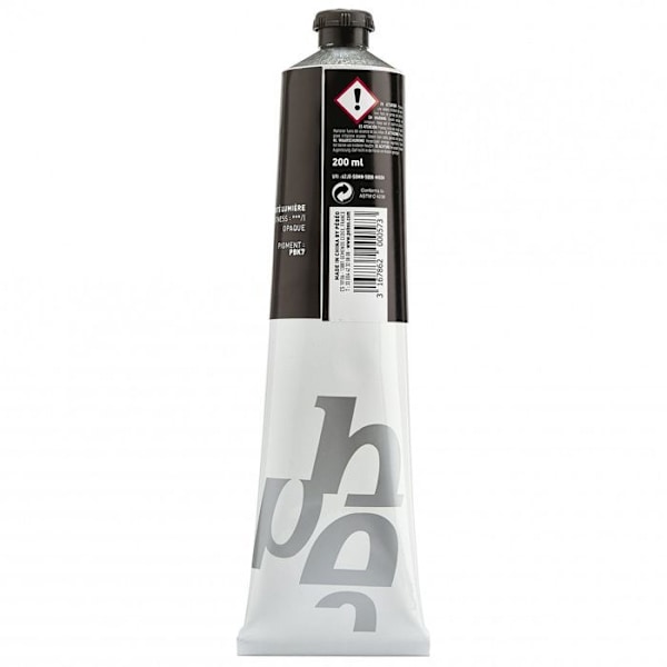 Olie maling - Studio XL - Tube 200ml - Intens sort - Uigennemsigtig farve - Til avancerede kunstnere Svart