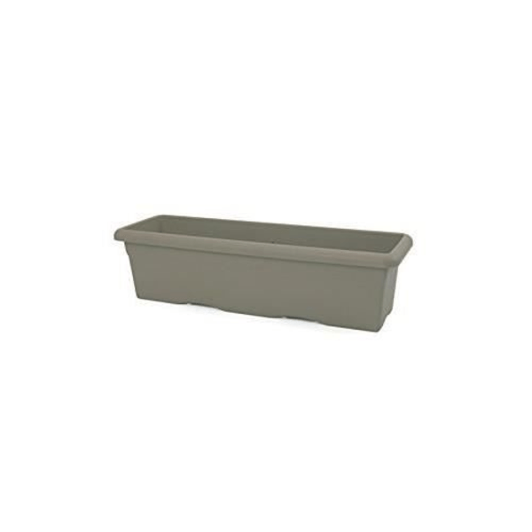 PLASTIKEN Rektangulär kruka - 60 X 33 cm - Taupe Mol