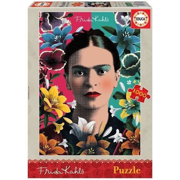1000 palan palapeli Frida Kahlo - EDUCA - Ihmiset, hahmot ja julkkikset -teema - Monivärinen Flerfärgad