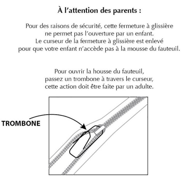 T'CHOUPI Barnklubbstol