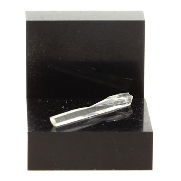 Kvarts - La Gardette - 1.79 ct - Äkthetscertifikat - 30 x 3 x 2 mm - Grå
