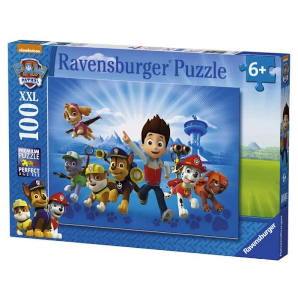 Paw Patrol Puzzle 100 bitar XXL - Ravensburger Flerfärgad