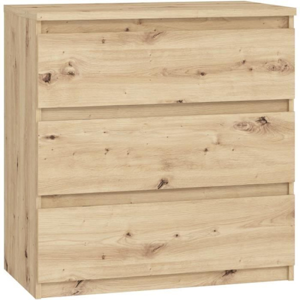 CHELSEA kommode 3 skuffer - L 77,2 x D 42 x H 79,9 cm - Artisan eg indretning hantverkare ek