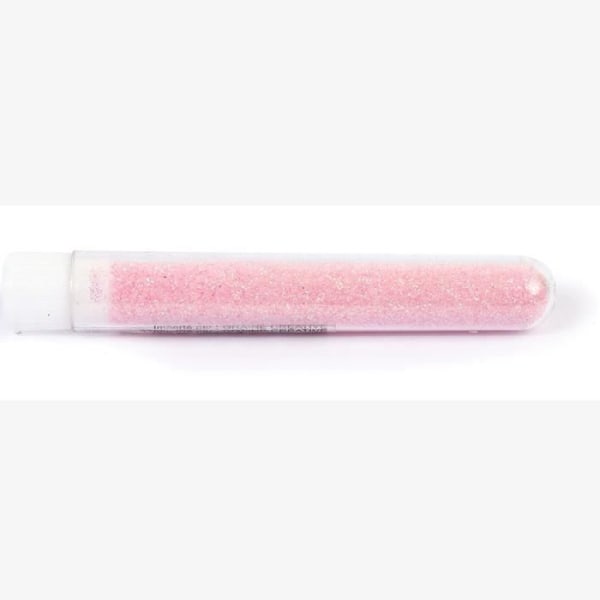 Biologiskt nedbrytbart glitterpulver 2,7 g - rosa