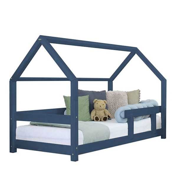 'Lit cabane enfant TERY 70 x 160 sininen' Blå
