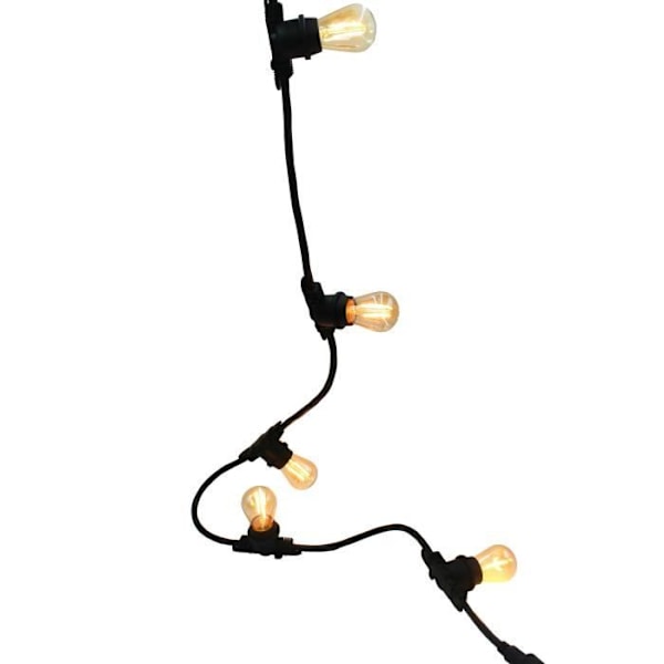 Link Me Light LED lyskæde - 10 pærer - E27 fatning - varm hvid - 5m