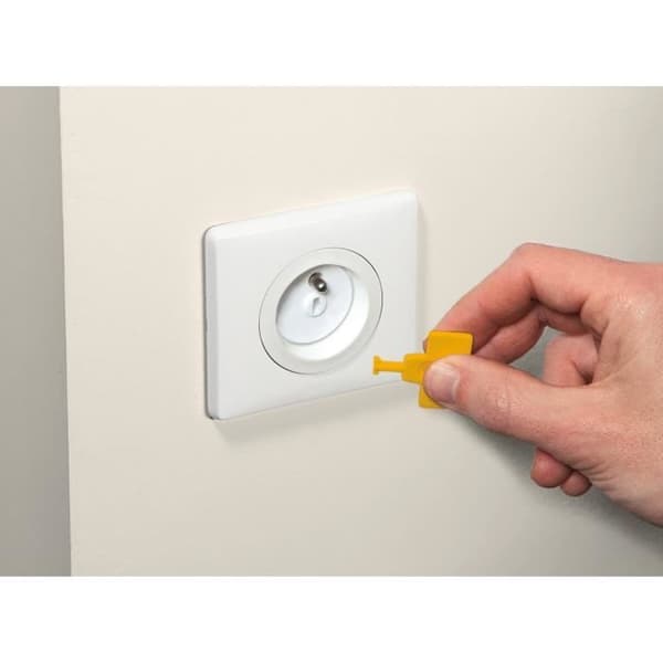 SAFETY 1st 12 stk stikpropper med nøgler Vit