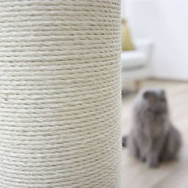 KERBL - Kradsetræ stump Opal Ultra 80 cm Grå Grå og beige
