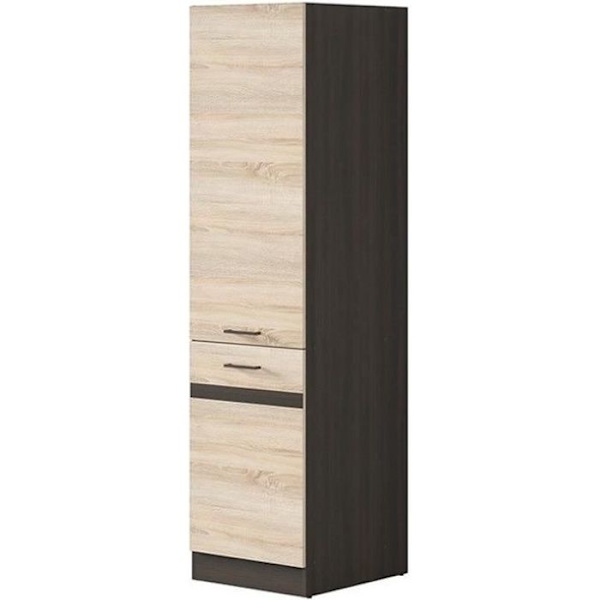 JJUNONA Keittiöpylväs 2 oikealle avautuvaa ovea - L 50 x K 196 x S 46 cm - Sonoma tammi Sonoma ekdekor