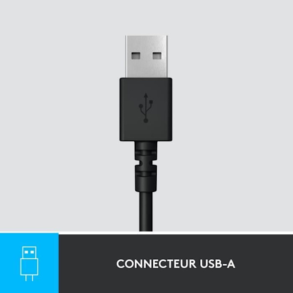 Hovedtelefoner - Kablet - Logitech - H390 - USB - Støjreducerende - Sort