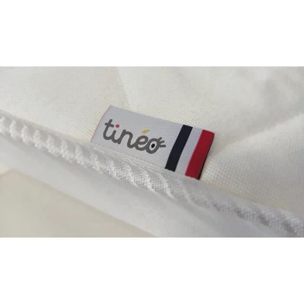 Ilmastoitava patja TINEO 60x120 cm + pussilakana + patjan suojus (sarja) Vit