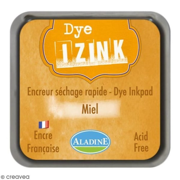 Stämpel - ALADINE - Izink Dye - 20 färger - 4,5 x 4,5 cm - Honung beige Honung beige