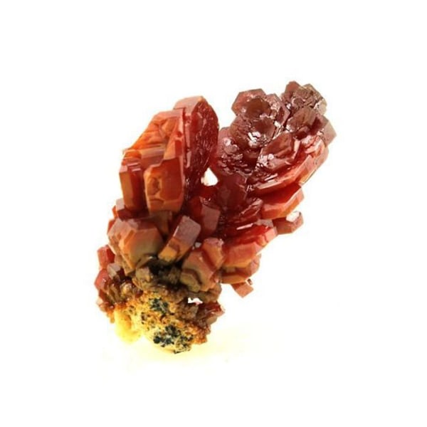 Sten og mineraler. Vanadinit. 95,5 ct. Mibladen Mining District, Midelt, Marokko.