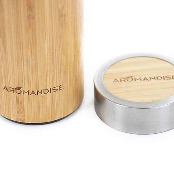 Bambu kalebass för infusioner - 450 ml Bambu och rostfritt stål