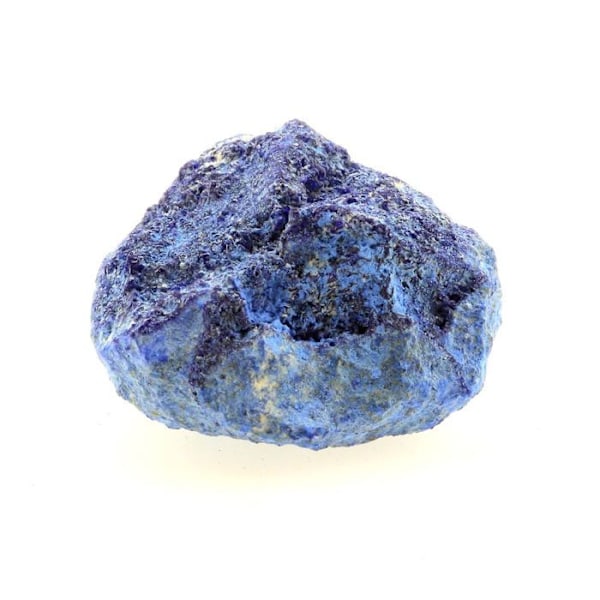 Stenar och mineraler. Azurit. 22,38 cent. Mikheevskoe-gruvan, Uralregionen, Ryssland.
