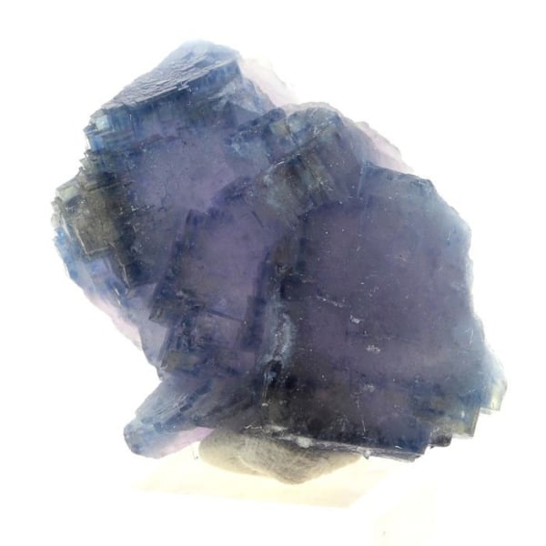 Sten og mineraler. Blå Fluorit. 163,4 ct. Fontsante-minen, Var, Frankrig. Sjælden. Blå