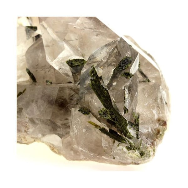 Kvarts + Epidote 1780,0 karat Flerfärgad