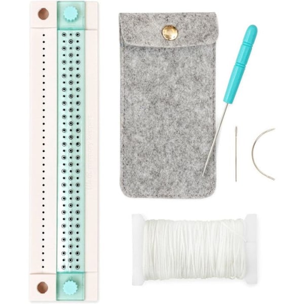 Guide till Bokbindning - We R Memory Keepers - Journal Bokbindningsguide - 36,8 x 12,1 cm - Mix - Vit Journal Bokbindningsguide