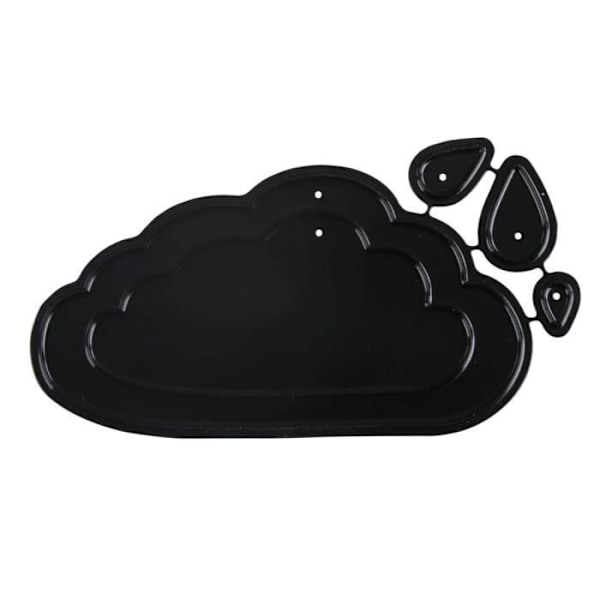 "Deep edge""Clouds&Drops" stansad kit, 0,5-9,1 x 0,8-4,8 cm, flikpåse 4st Grå