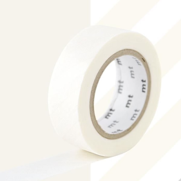 Stribet malertape - Hvid - 1,5 cm x 7 m