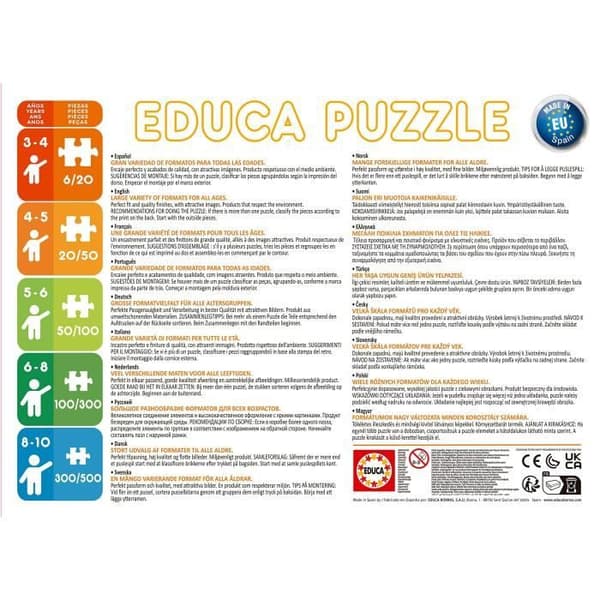 4 progressiivista pulmapeliä - EDUCA - Multi 4 In 1 Ultimate Spider-Man