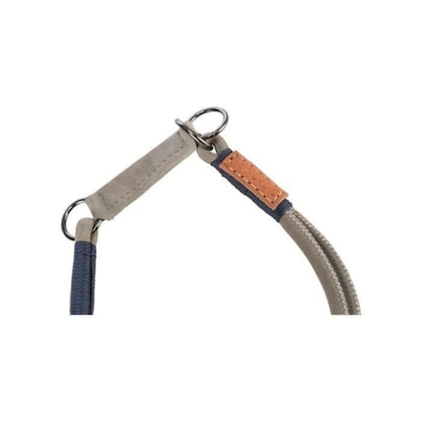 TRIXIE BE NORDIC semi-choke krage - Läder - L50 cm - ø 10 mm - Grå grå
