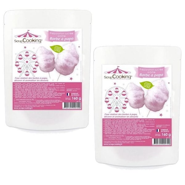 Förberedelse sockervadd rosa 320 g Rosa