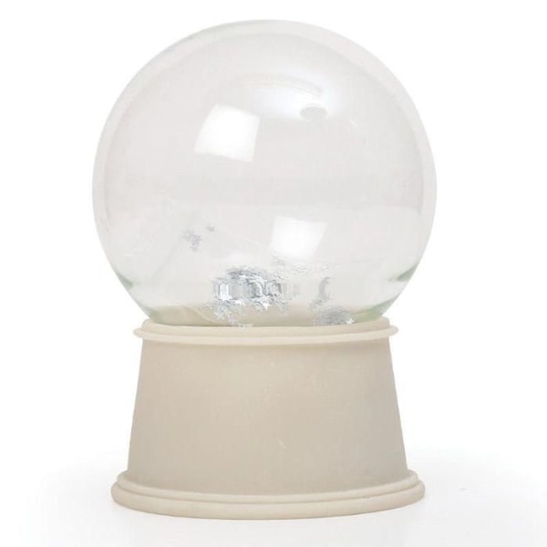 Snöklot - GENERISK - 8 cm - Högkvalitativt glas - Inredning - Glitter ingår