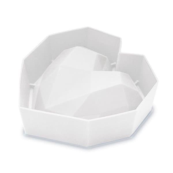 Silikonform - Scrapcooking - 3D Passion - 17,5 cm - Vit - Non-stick Vit