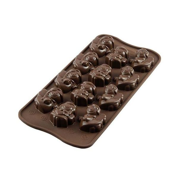 Chokoladeform - juleengle Silikomart