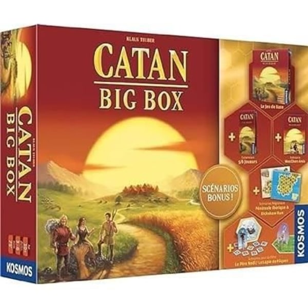 Kosmos | Catan: Stor kasse | Pak ud nu | Brætspil | Fra 10 år | 3 til 4 spillere | 75 minutter Flerfärgad