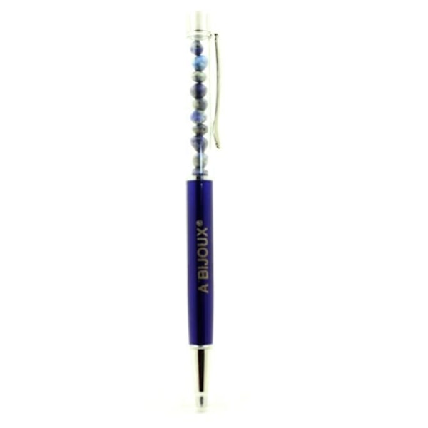 Sten og mineraler. Lapis Lazuli mineral pen fra Pakistan. Farve Marineblå.