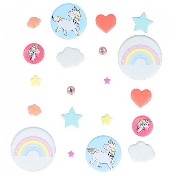 20 Rainbow rintaliivejä Flerfärgad