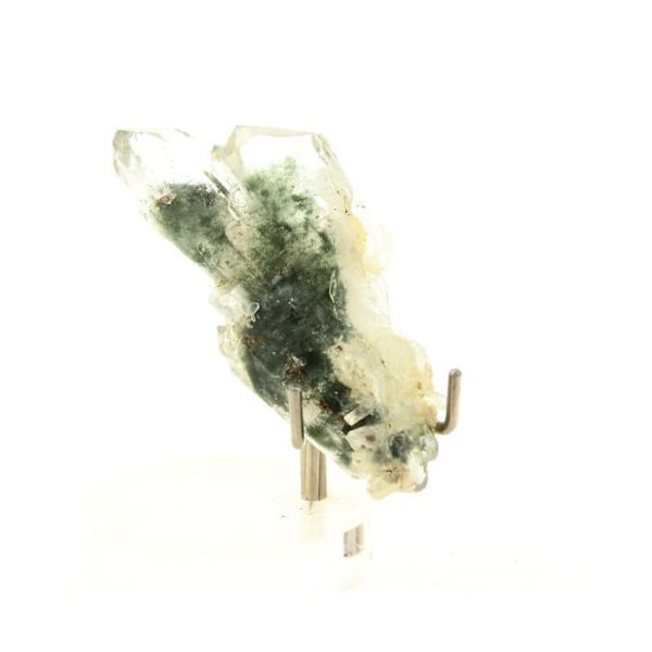 Sten og mineraler. Soul Quartz + Klorit. 84,0 ct. Rif Fournel, Freney d'Oisans, Isère, Frankrig.
